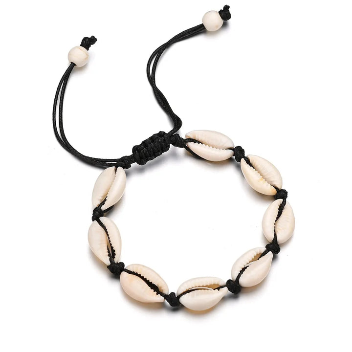 Seashell Charm String Bracelet