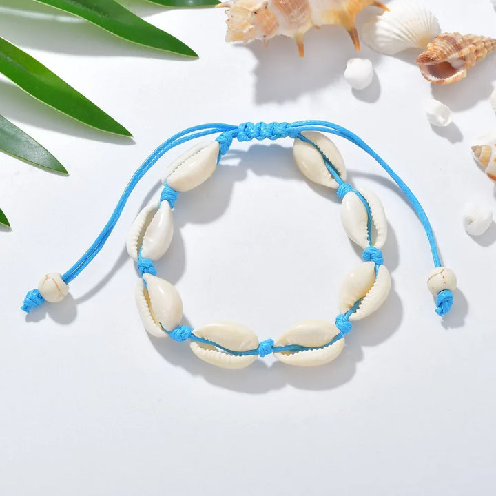 Seashell Charm String Bracelet