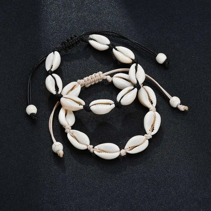 Seashell Charm String Bracelet