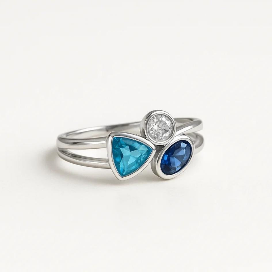 Coastal Shimmer Stone Ring