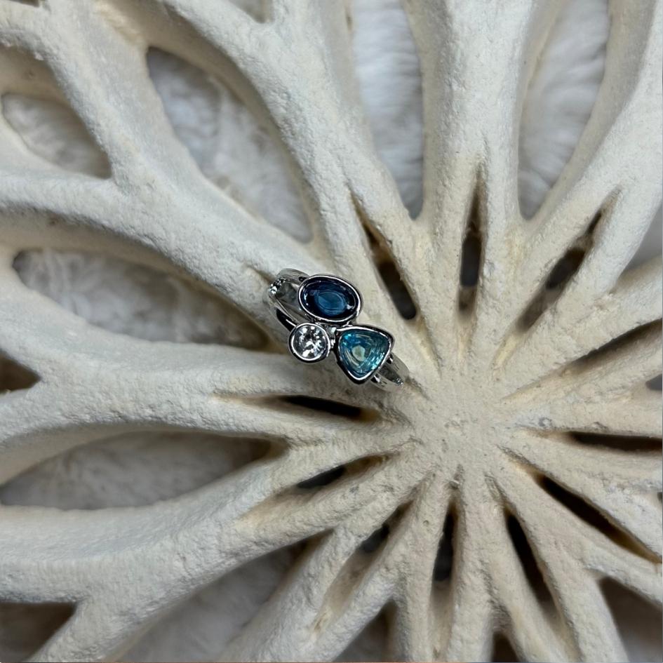 Coastal Shimmer Stone Ring