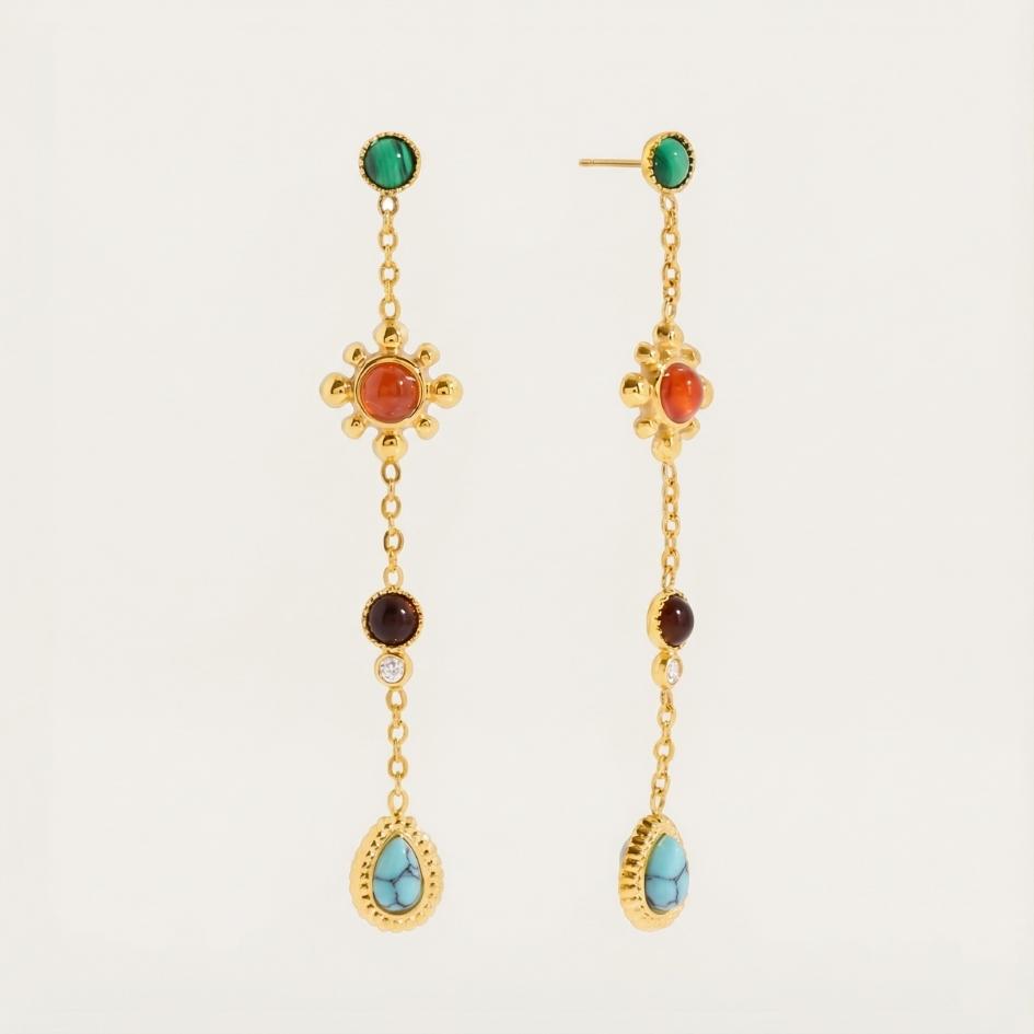 Iridescent Light Drop Earrings