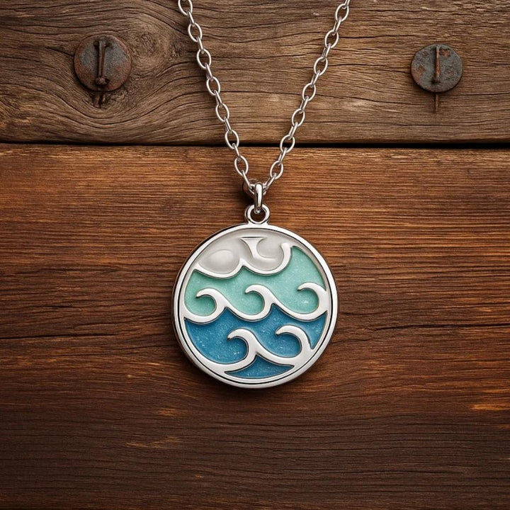 Silver Wave Necklace