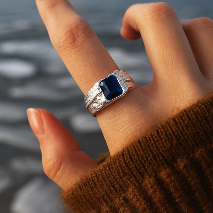 Ocean Blue Beacon Ring