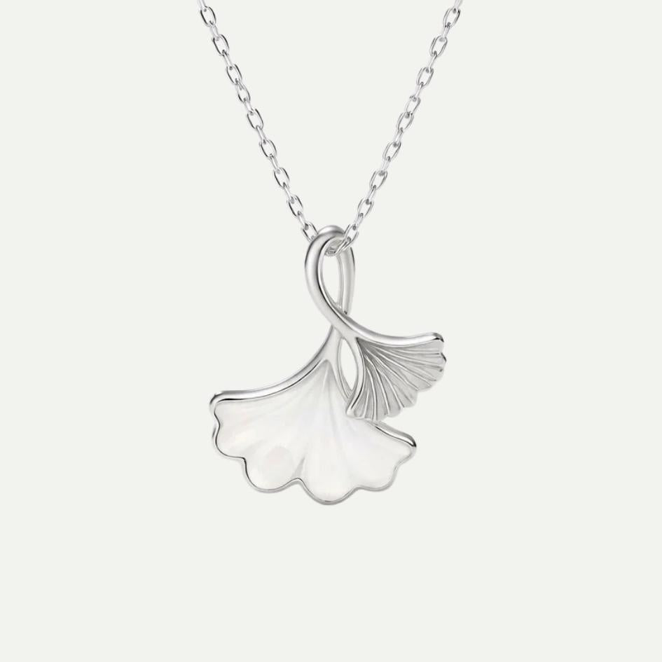 White Sail Enamel Necklace