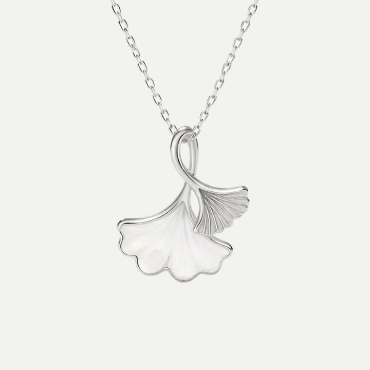 White Sail Enamel Necklace