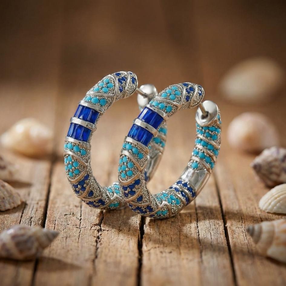 Silver Tidal Swirl Bracelet
