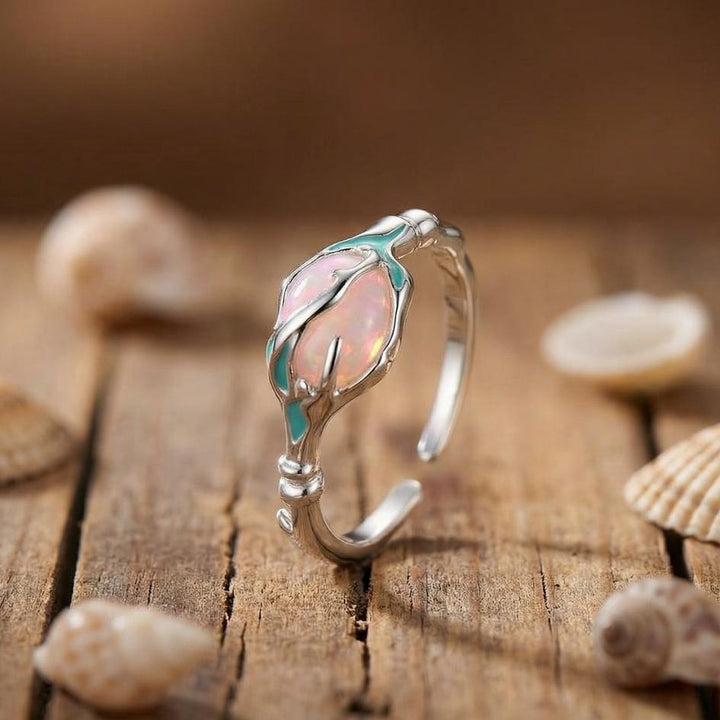 Sterling Silver Opal Tide Ring