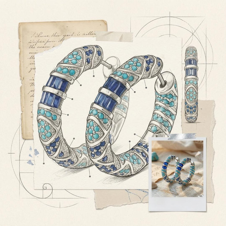 Silver Tidal Swirl Bracelet