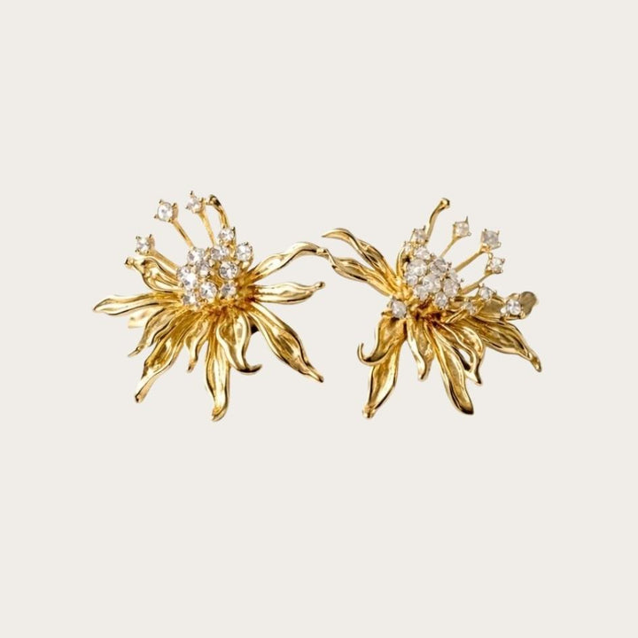 Gold Tidal Bloom Earrings