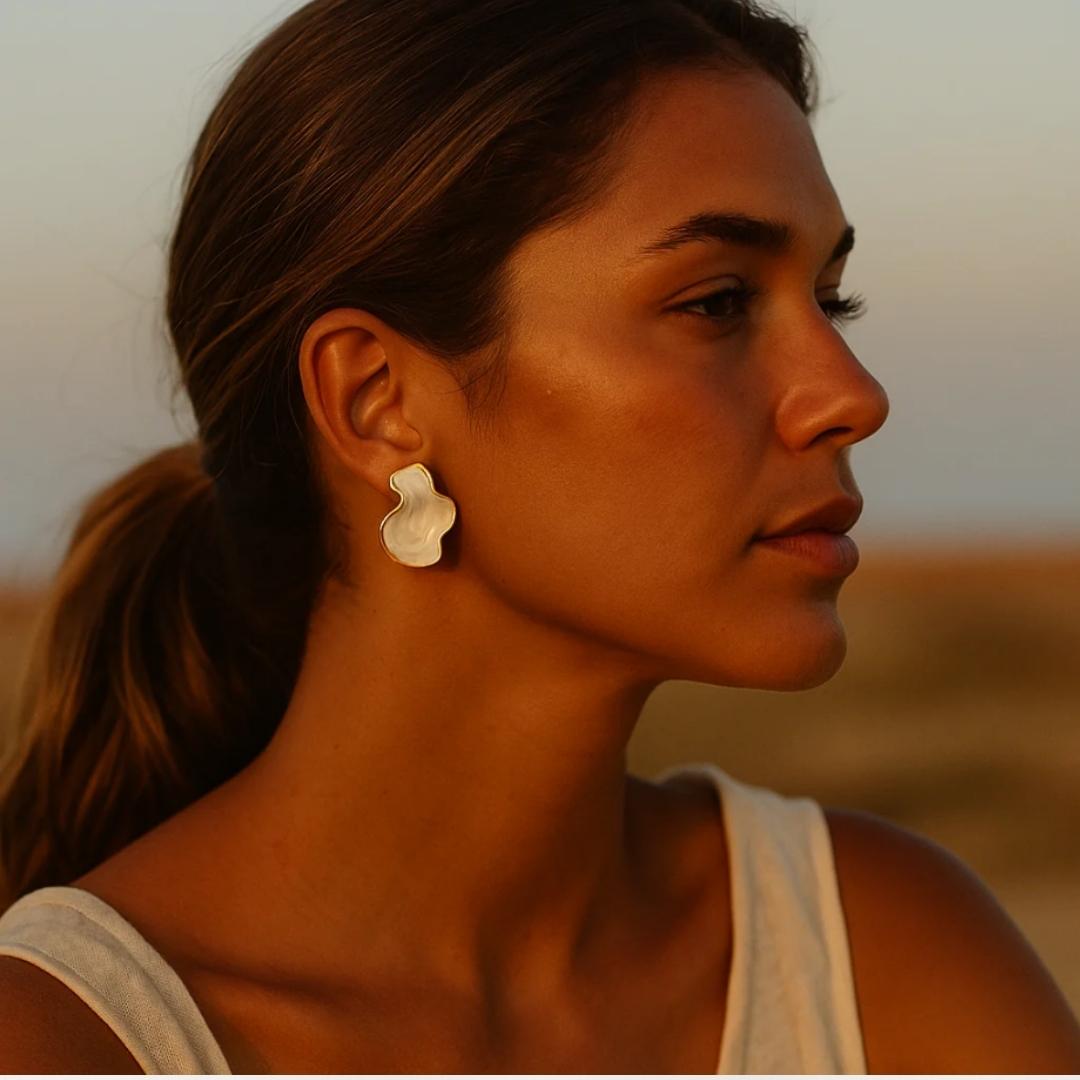Silent Tide Wave Earrings