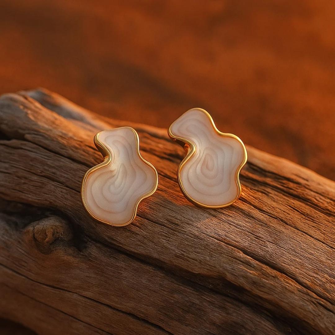 Silent Tide Wave Earrings
