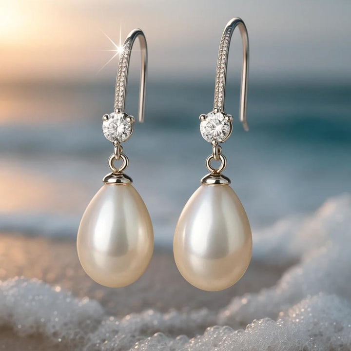 Lustrous Pearl Drop Earrings