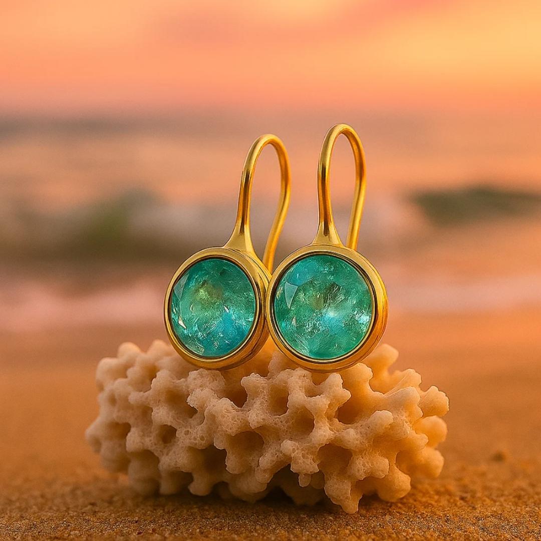 Turquoise Sea Drop Earrings