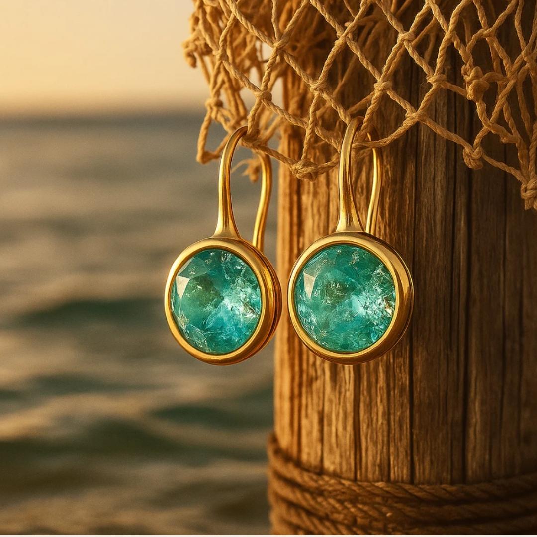 Turquoise Sea Drop Earrings