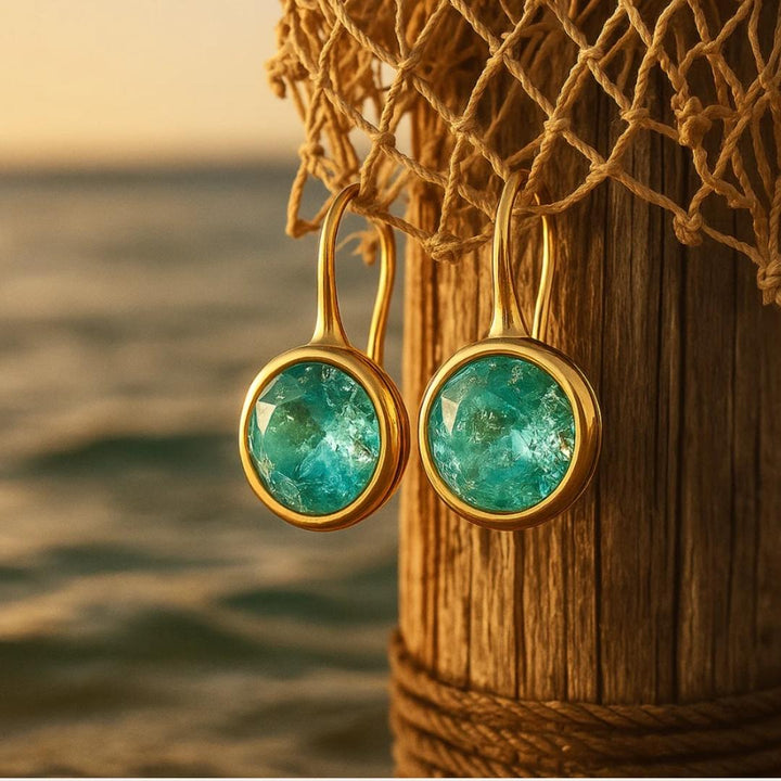 Turquoise Sea Drop Earrings