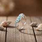 Silver Seahorse Ring 1