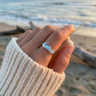 Silver Seahorse Ring 2