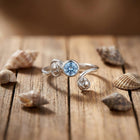 Twisted Zircon Ring 1