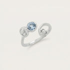 Twisted Zircon Ring 2