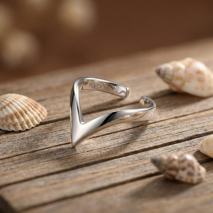 Sculptural Wave Crest Ring