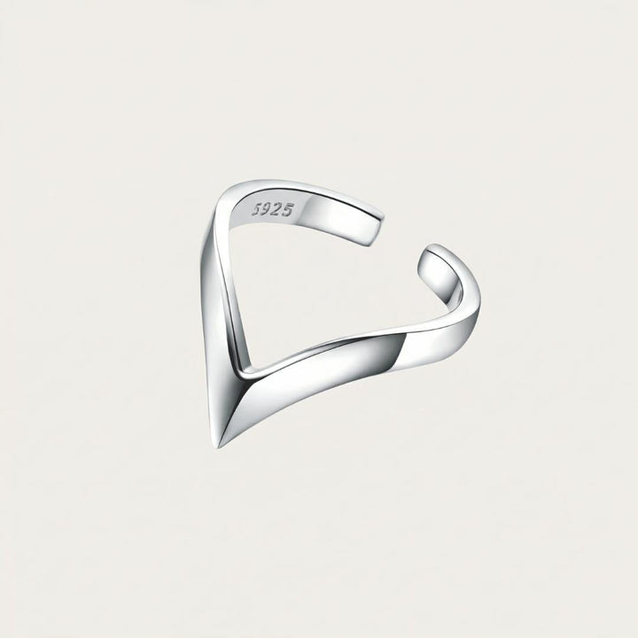 Sculptural Wave Crest Ring
