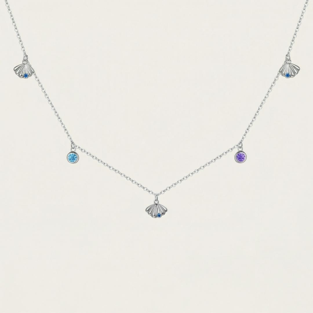 Shell Charm Drop Necklace