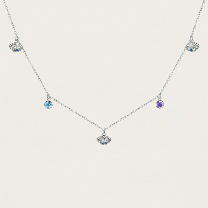 Shell Charm Drop Necklace