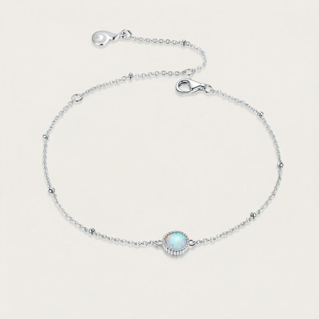 Silver Opal Reflection Bracelet