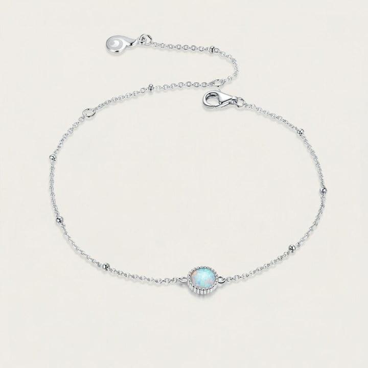 Silver Opal Reflection Bracelet