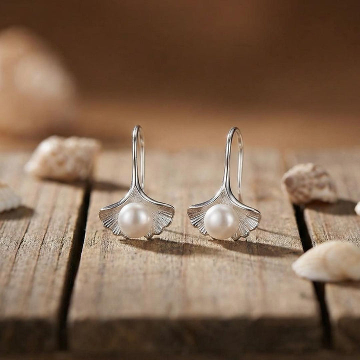 Pearl & Shell Stud Earrings