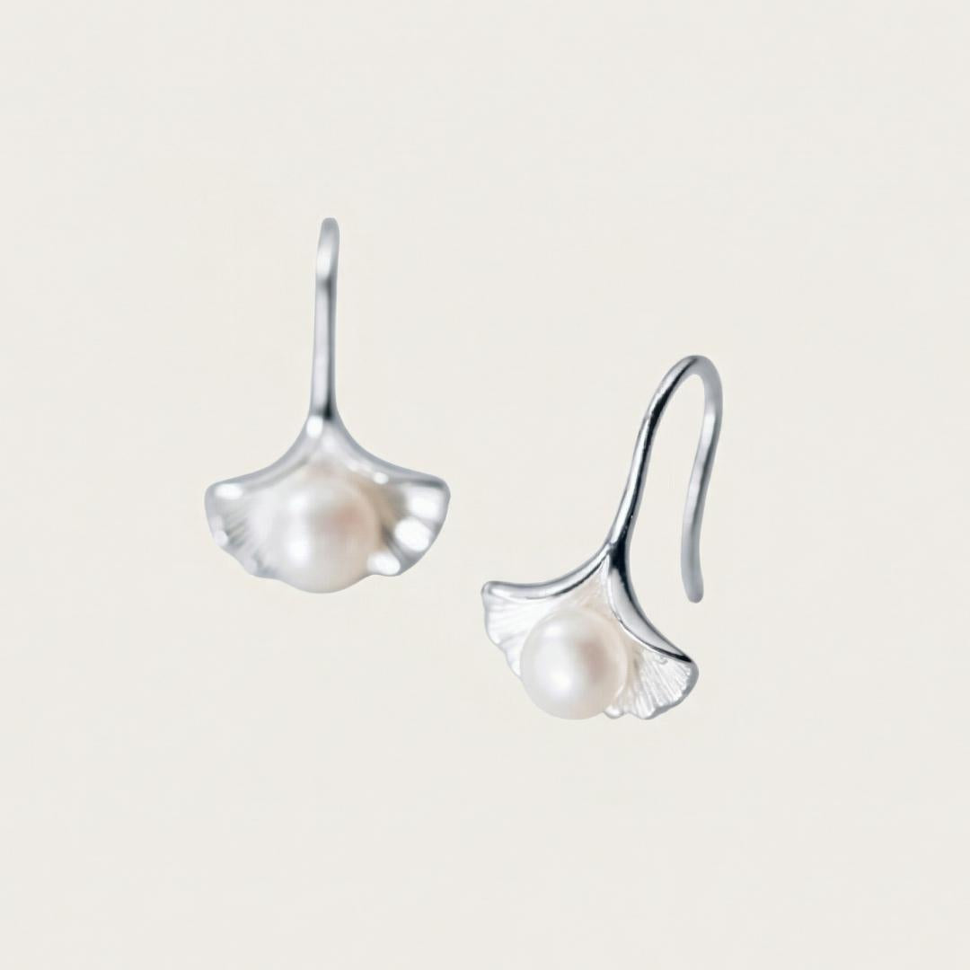 Pearl & Shell Stud Earrings