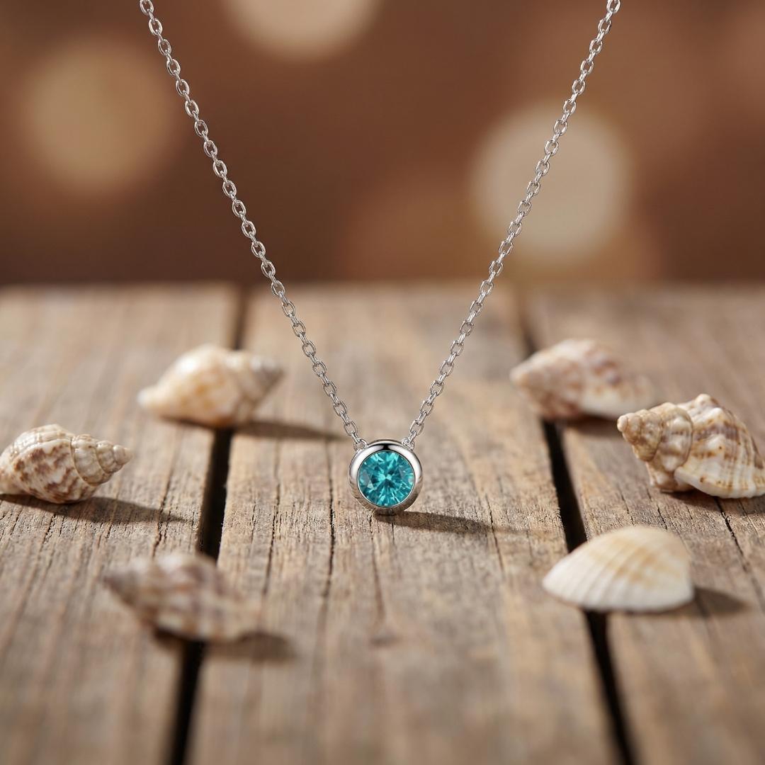Sterling Silver Sea Drop Necklace