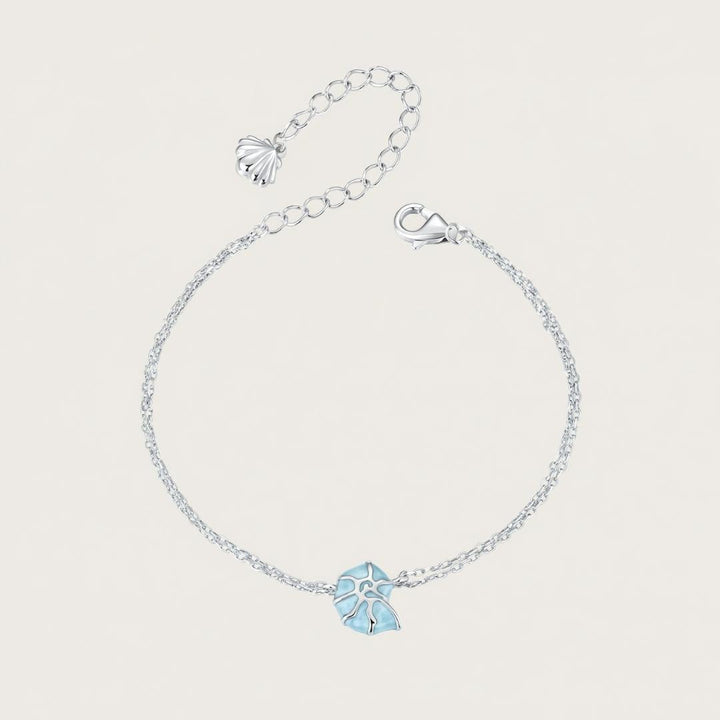 Sterling Silver Tide Spiral Shell Bracelet