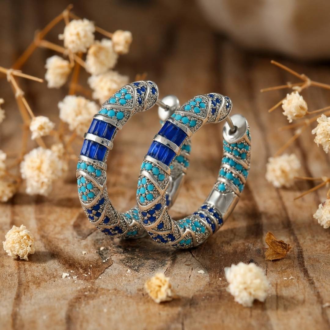 Silver Tidal Swirl Bracelet