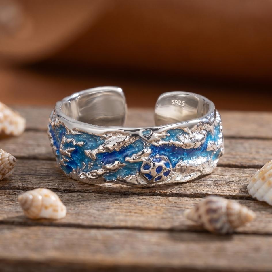 Iridescent Tide Ring