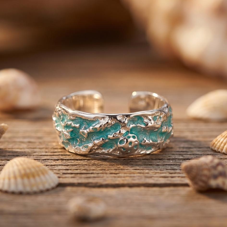 Iridescent Tide Ring