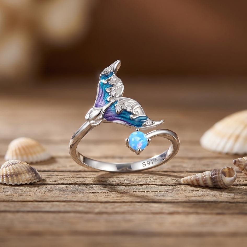 Shimmering Wave Ring