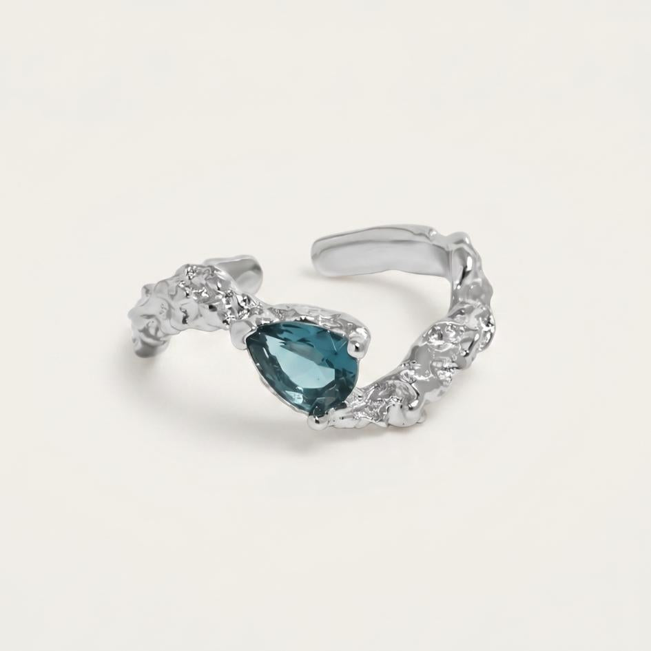 Blue Tide Stone Ring