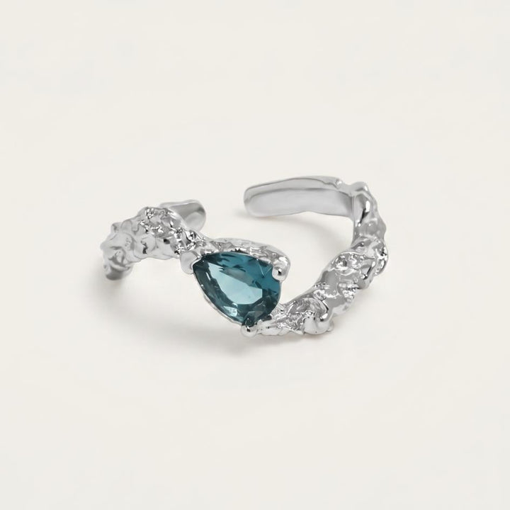 Blue Tide Stone Ring