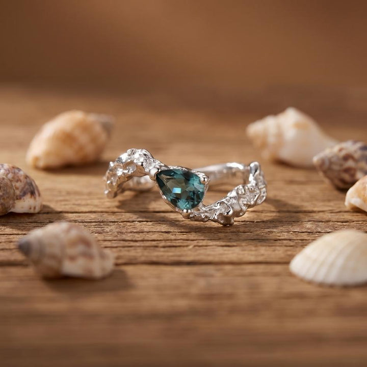 Blue Tide Stone Ring