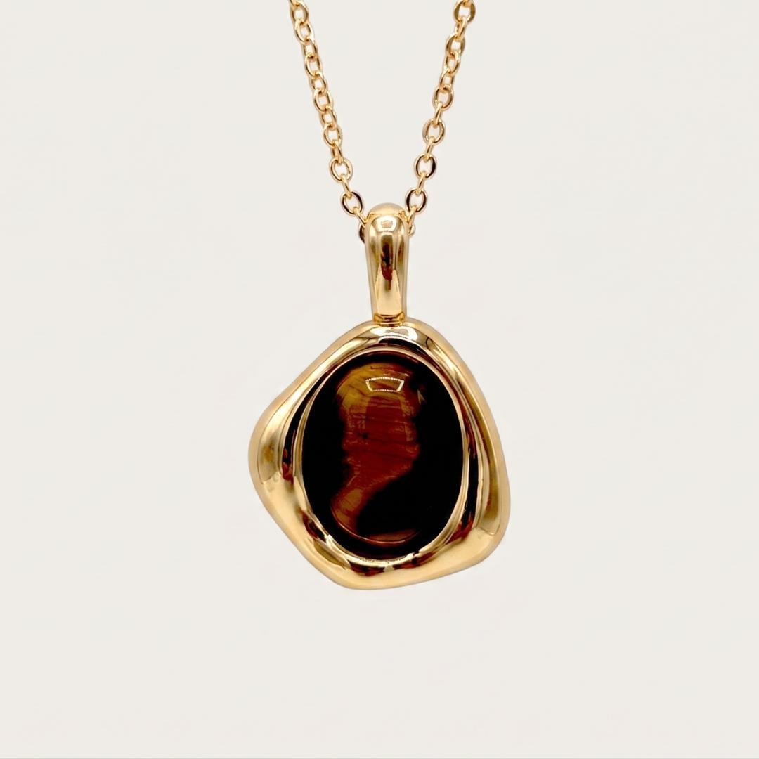 Golden Sunset Drop Necklace