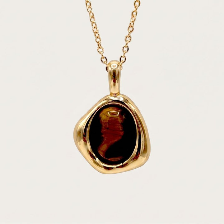 Golden Sunset Drop Necklace