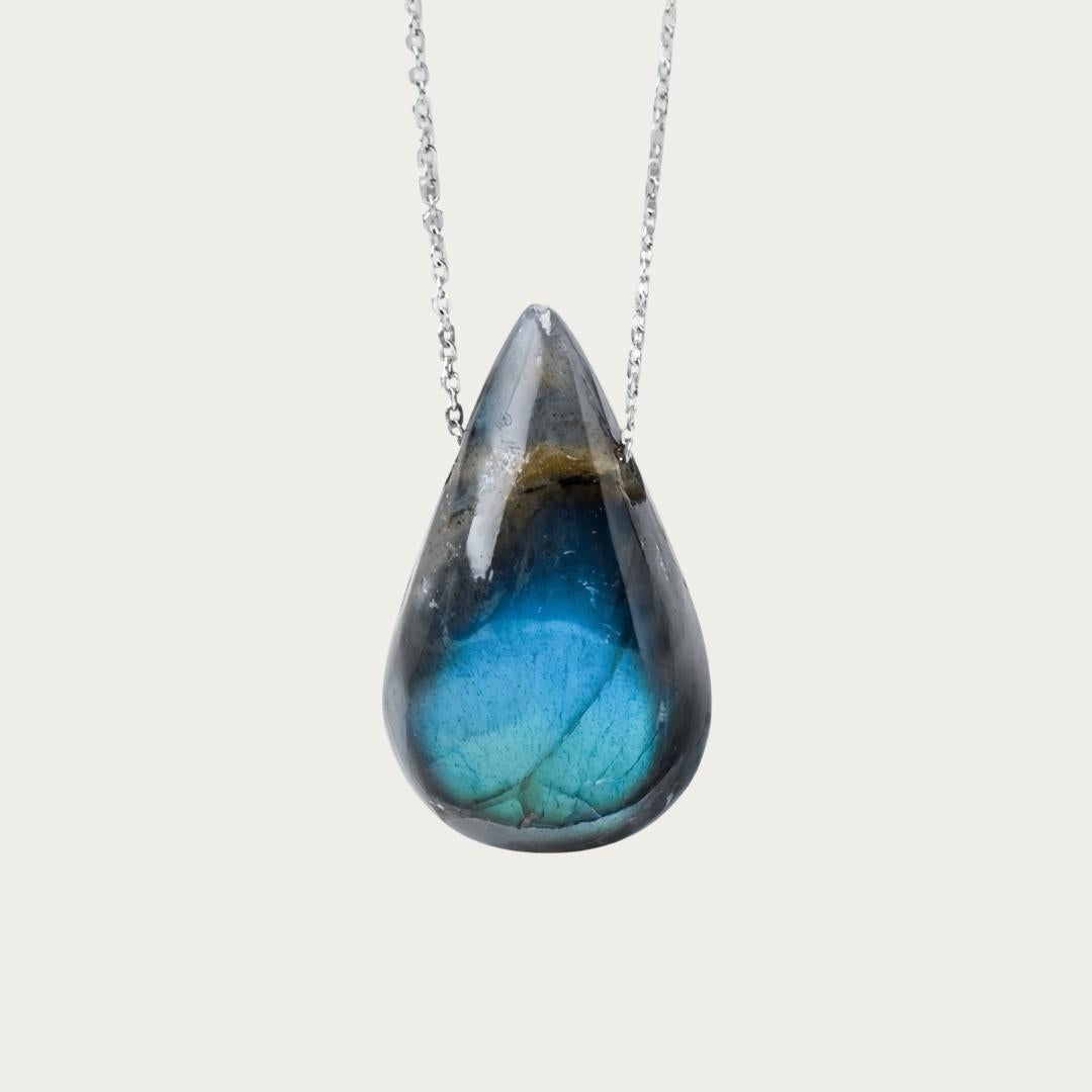 Ocean Drop Labradorite Necklace