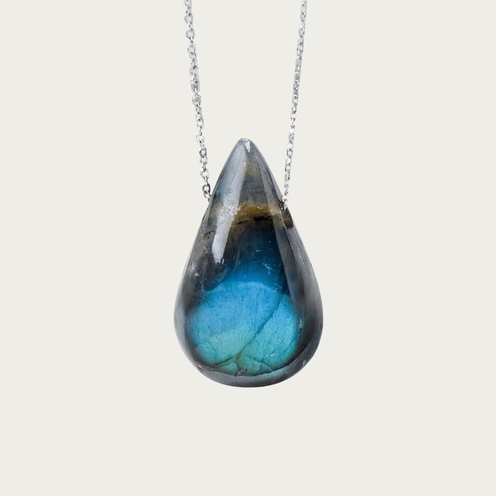 Ocean Drop Labradorite Necklace