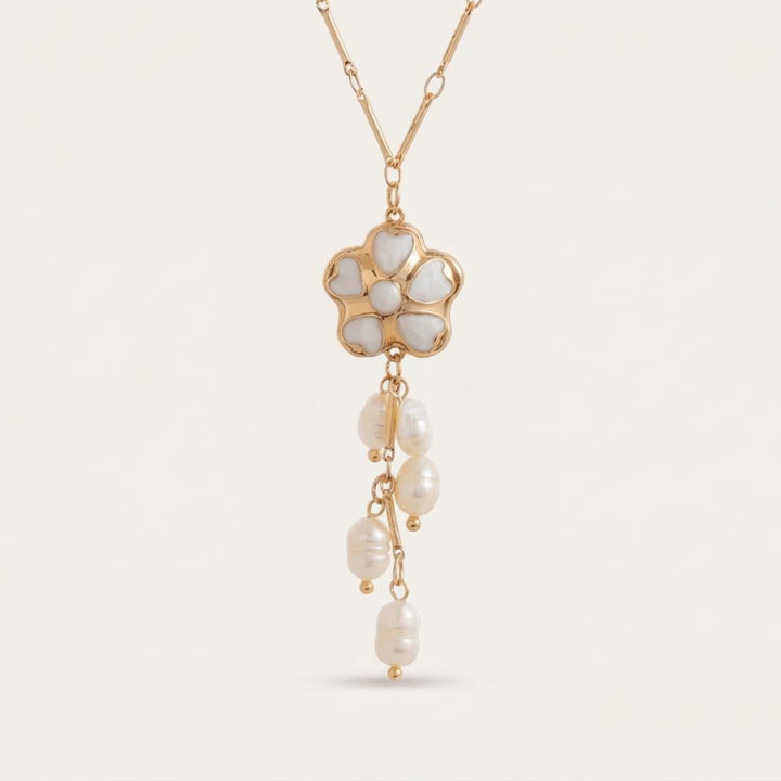 Salt Trail Pearl Bloom Necklace