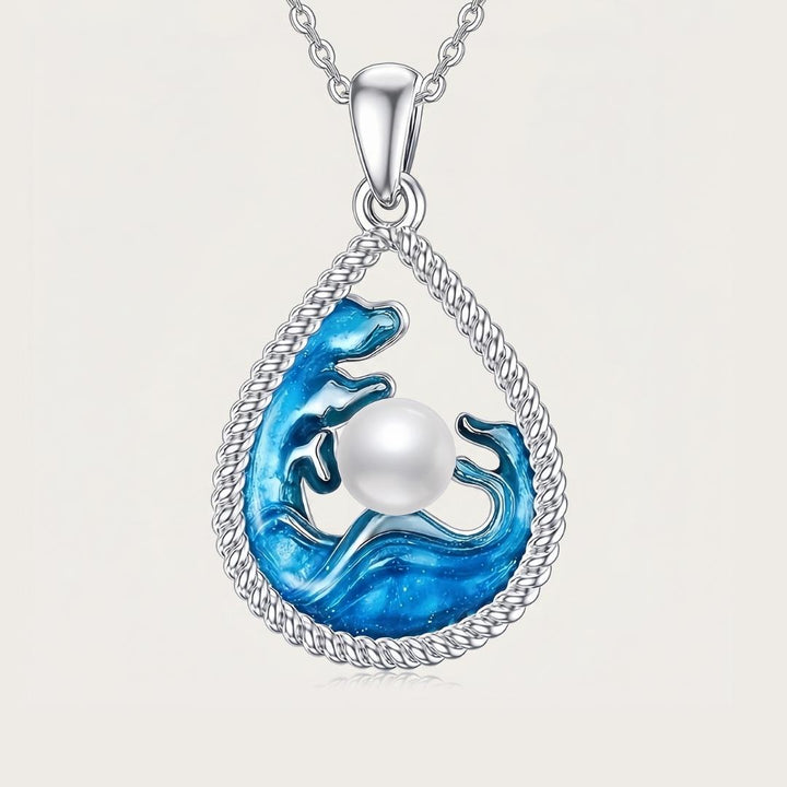 Silver Tidal Pearl Necklace