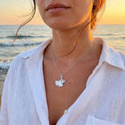 White Sail Enamel Necklace 4