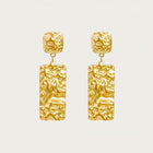 Gold Cascade Drop Earrings 2