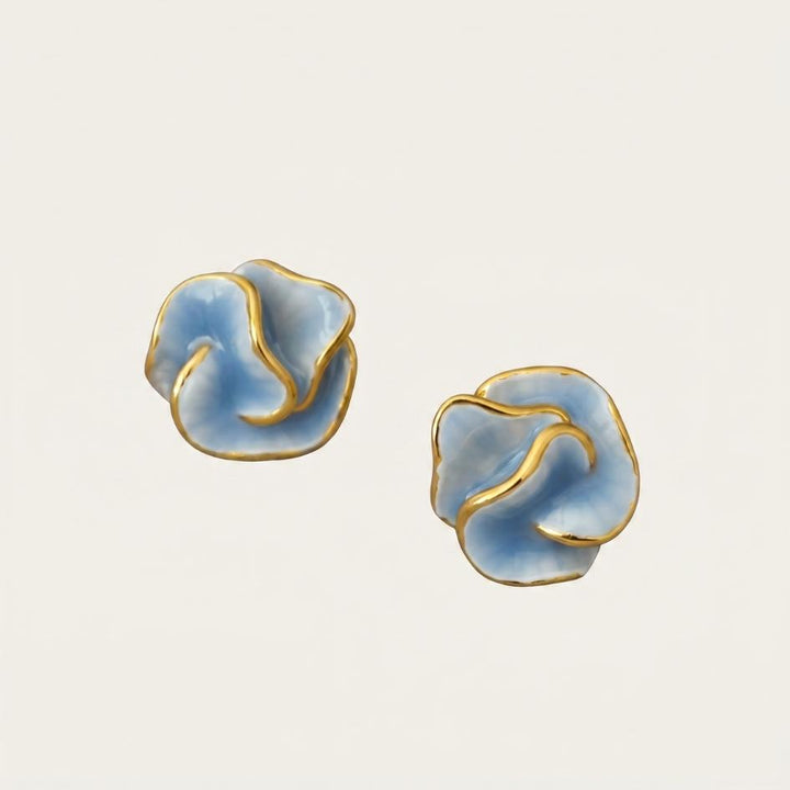 Mother-of-Pearl Petal Earrings
